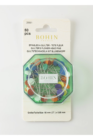 Boîte épingles tête \"fleur\" BOHIN | Le Fil de vos Idées