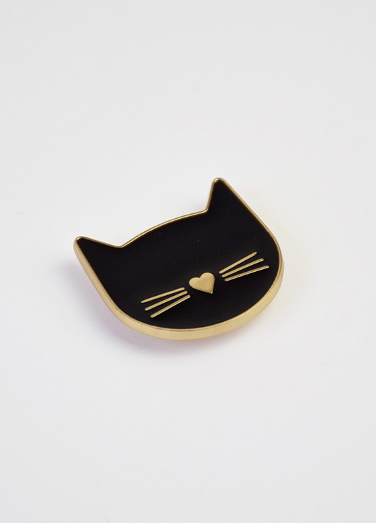 Porte aiguille aimanté Chat noir BOHIN | Le Fil de vos Idées