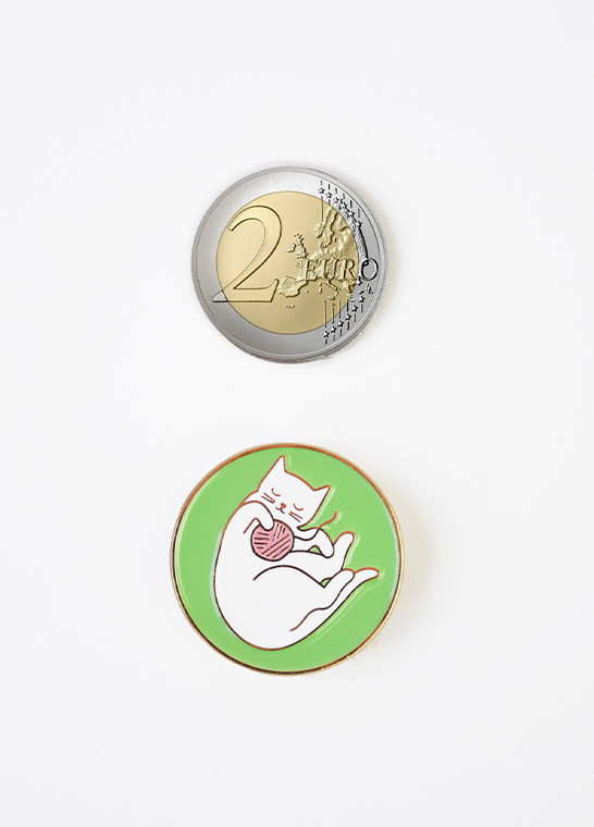 Porte aiguille aimanté Chat pelote BOHIN | Le Fil de vos Idées