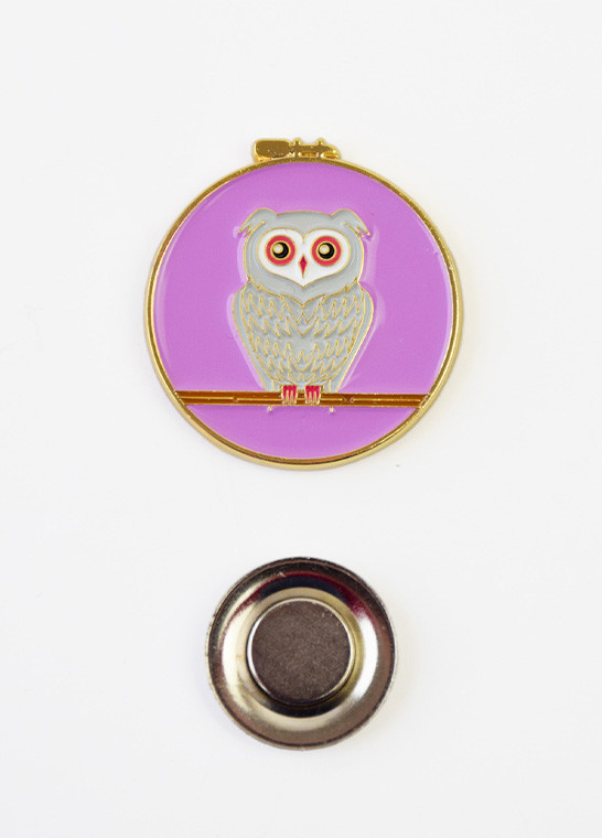 Porte aiguille aimanté Chouette BOHIN | Le Fil de vos Idées