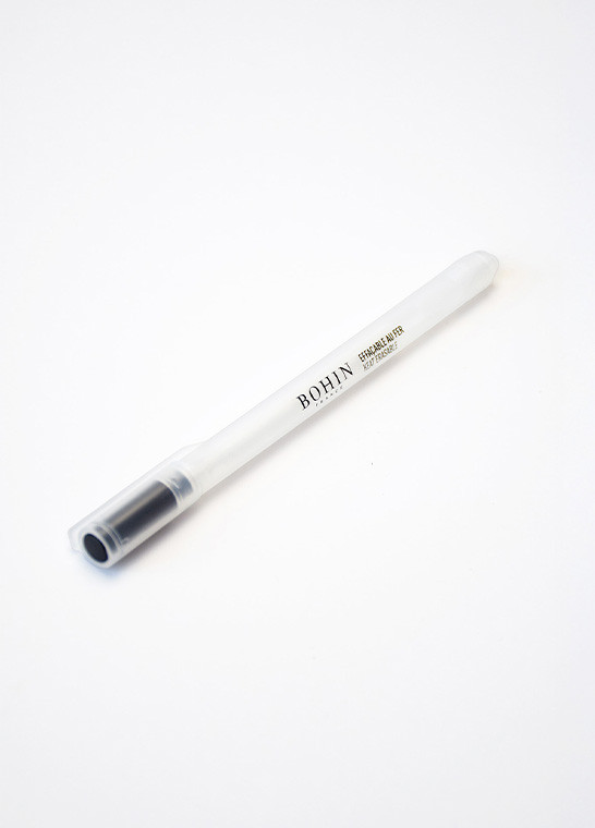 Stylo KEKALOR effaçable au fer et à l\'eau Blanc BOHIN | Le Fil de vos Idées