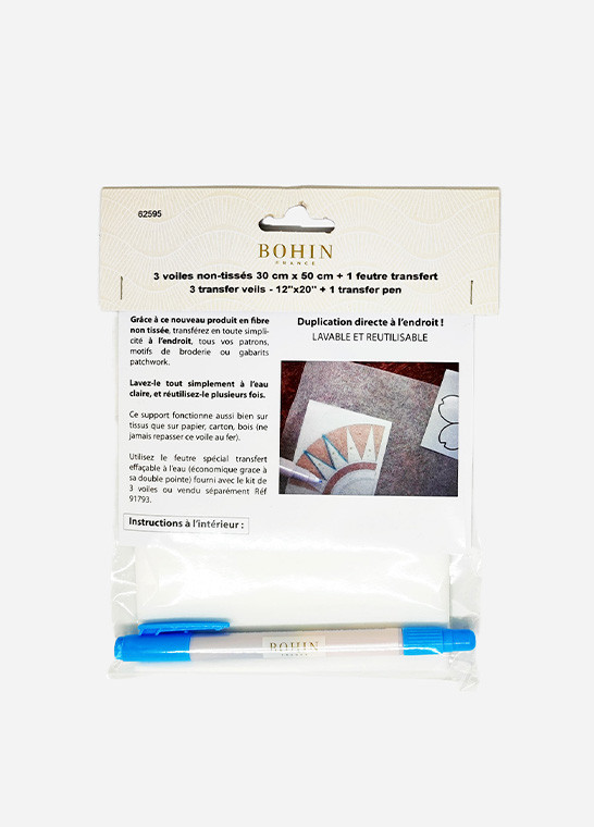 Papier transfert et un feutre BOHIN | Le Fil de vos Idées