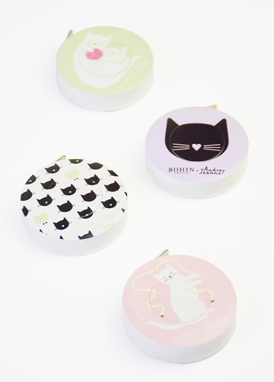 Mètre ruban Chat Noir BOHIN | Le Fil de vos Idées