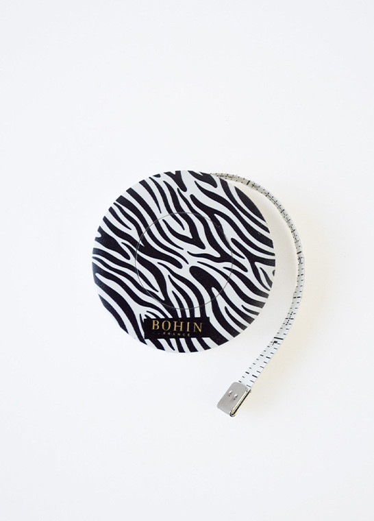 mètre ruban zèbre BOHIN | Le Fil de vos Idées