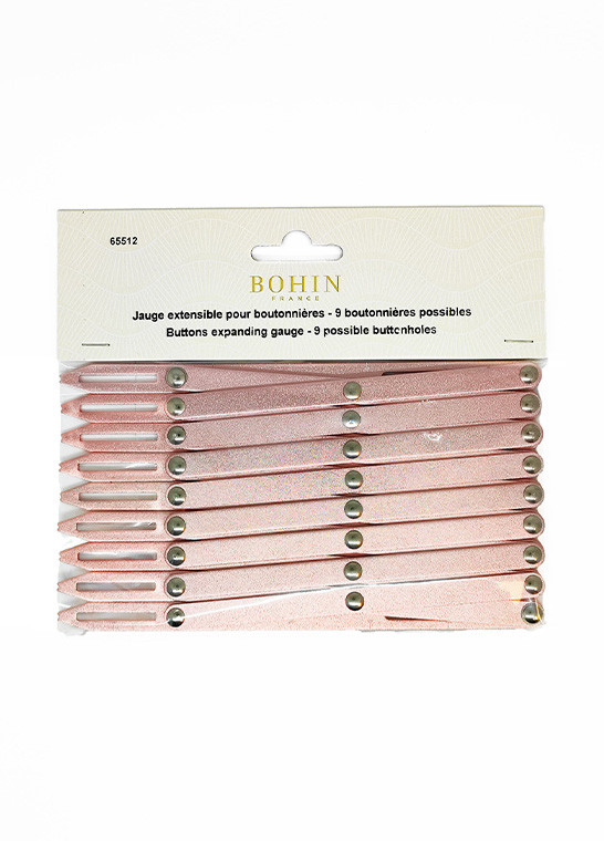 Règle de mesure pour boutonnières BOHIN | Le Fil de vos Idées