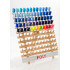Assortiment 300 bobines fil à broder POLY 40