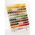Assortiment 300 bobines fil à broder POLY 40