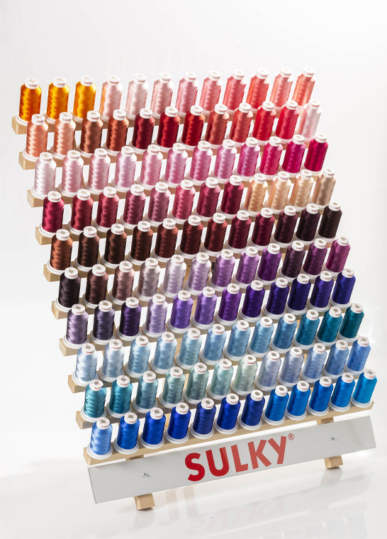 Assortiment 335 bobines fil à broder SULKY 40