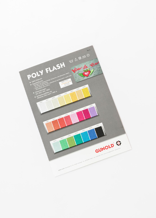 Nuancier POLY + POLY FLASH - Gunold GUNOLD | Le Fil de vos Idées