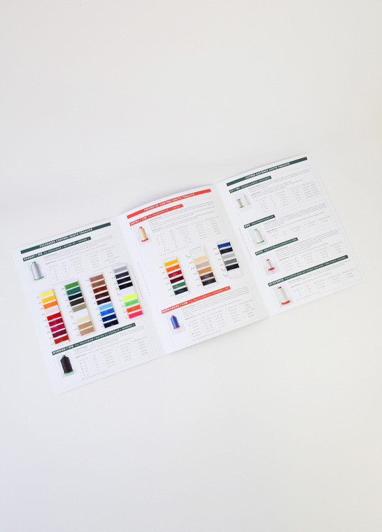 Nuancier TEKNIFIL - Fils à coudre techniques - Bruneel BRUNEEL | Le Fil de vos Idées