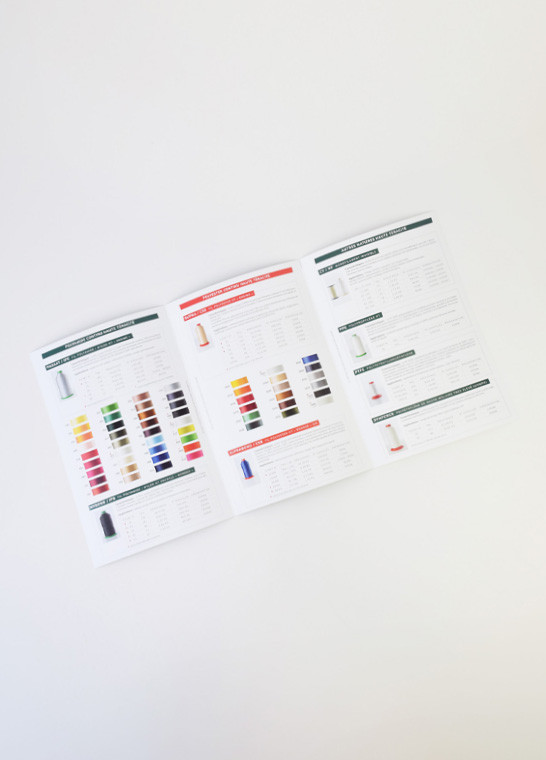 Nuancier TEKNIFIL - Fils à coudre techniques - Bruneel BRUNEEL | Le Fil de vos Idées