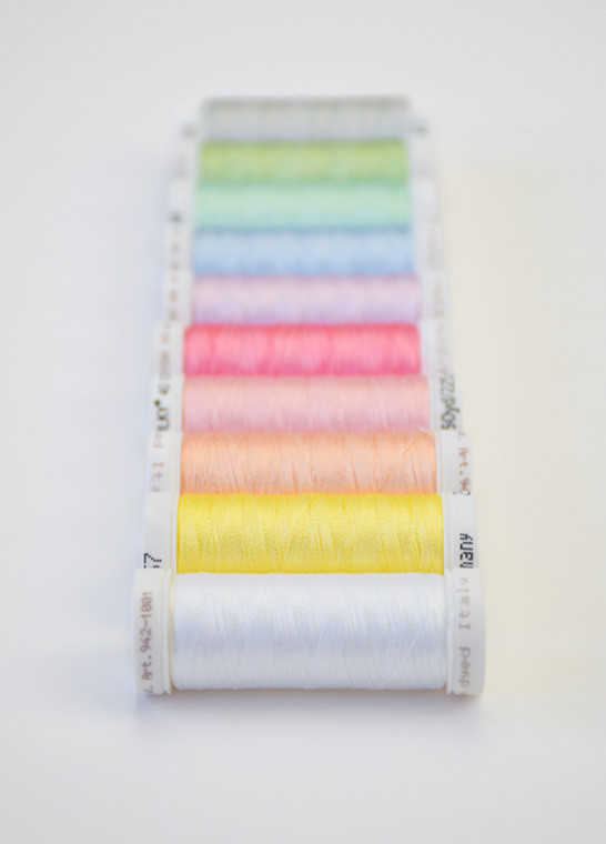 Assortiment de 10 bobines RAYON Pastel SULKY by GUNOLD | Le Fil de vos Idées
