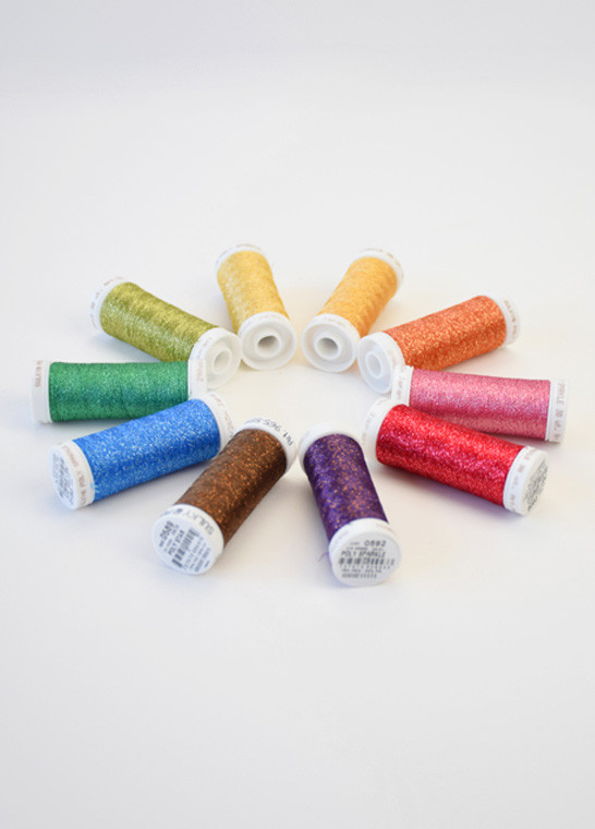 Assortiment de 10 bobines PAILLETTES SULKY by GUNOLD | Le Fil de vos Idées