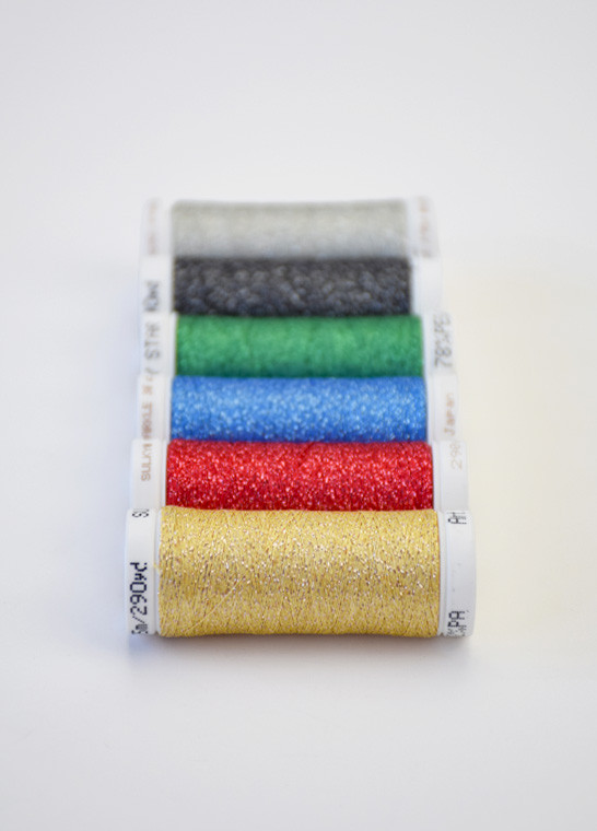 Assortiment de 6 bobines PAILLETTES SULKY by GUNOLD | Le Fil de vos Idées