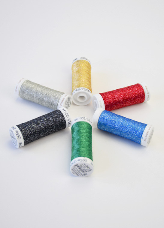 Assortiment de 6 bobines PAILLETTES SULKY by GUNOLD | Le Fil de vos Idées