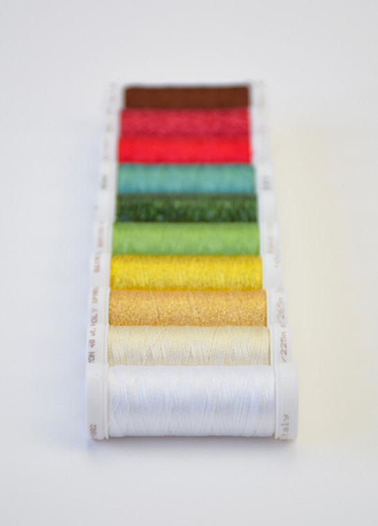 Assortiment de 10 bobines Mix Noël