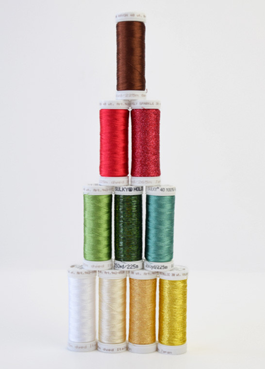 Assortiment de 10 bobines Mix Noël