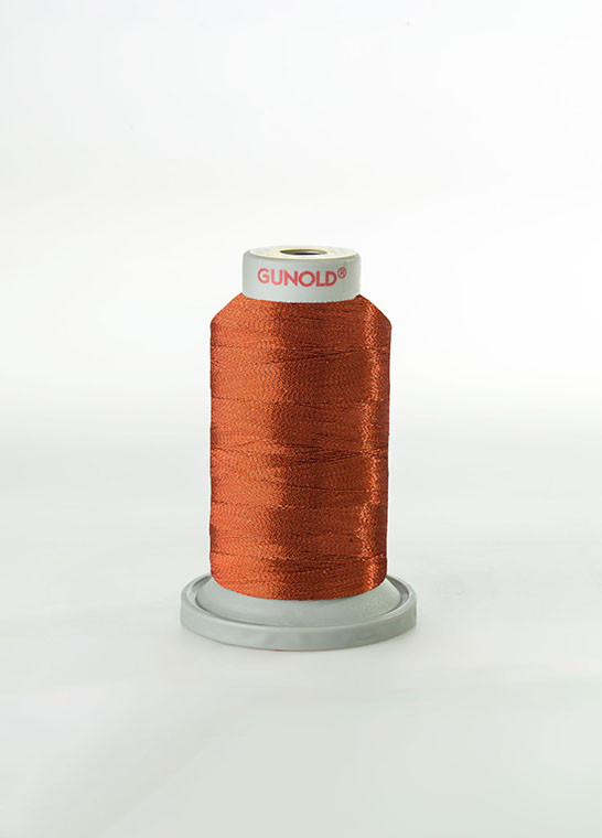 METY 5/2 - Fil à broder métallique coloré