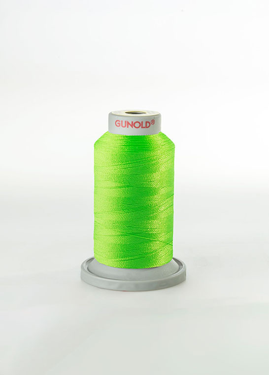 POLY 40 FLUO - Fil à broder 100% polyester brillant GUNOLD | Le Fil de vos Idées