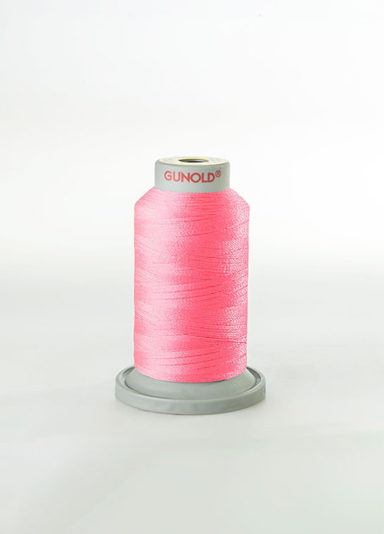 POLY 40 FLUO - Fil à broder 100% polyester brillant GUNOLD | Le Fil de vos Idées