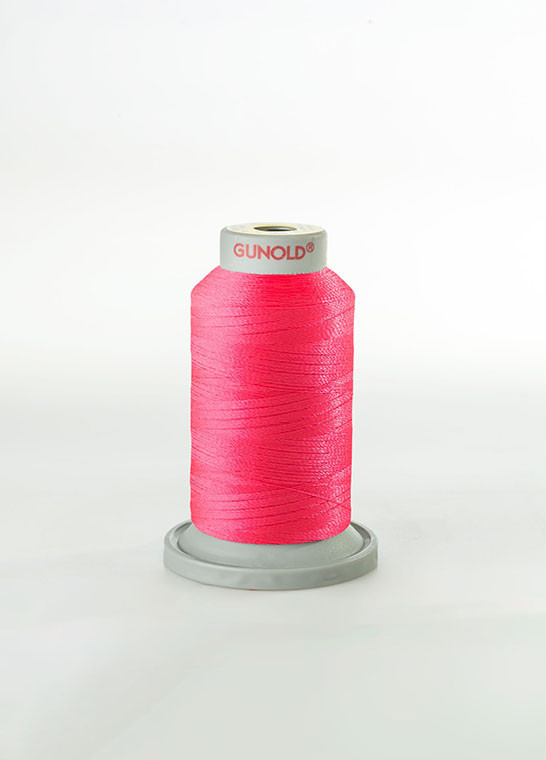 POLY 40 FLUO - Fil à broder 100% polyester brillant GUNOLD | Le Fil de vos Idées