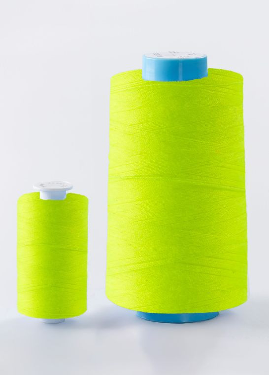 ZX 120 FLUO - Fil à coudre et à broder 100% polyester mat