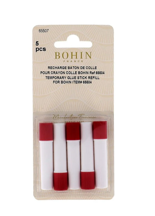 5 recharges pour crayon colle temporaire