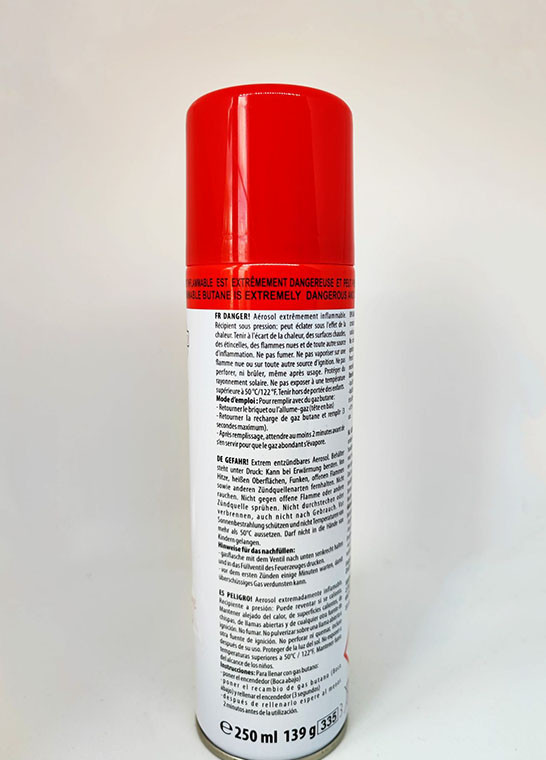 Recharge Gaz Butane - 250ml