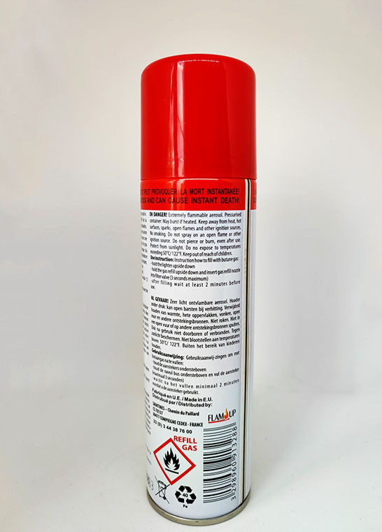 Recharge Gaz Butane - 250ml