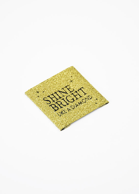 Etiquette à coudre Shine Bright Like a Diamond BOHIN | Le Fil de vos Idées