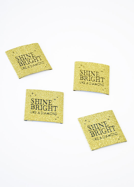 Etiquette à coudre Shine Bright Like a Diamond BOHIN | Le Fil de vos Idées