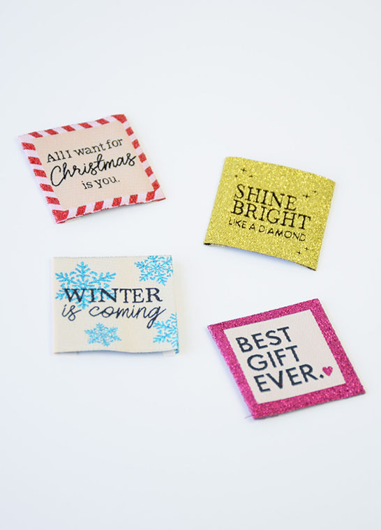 Etiquette à coudre All I Want For Christmas