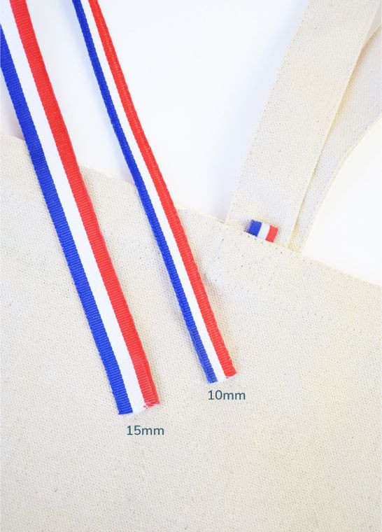 Ruban tricolore bleu blanc rouge BRUNEEL | Le Fil de vos Idées