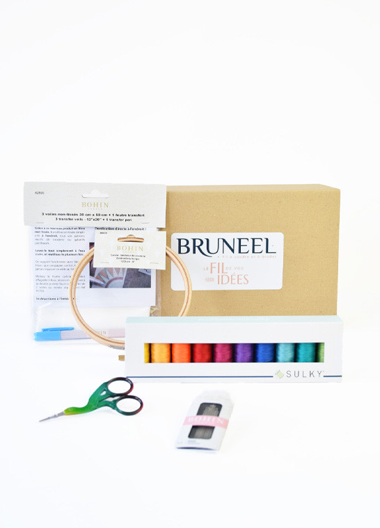 Kit Broderie Débutant BRUNEEL | Le Fil de vos Idées