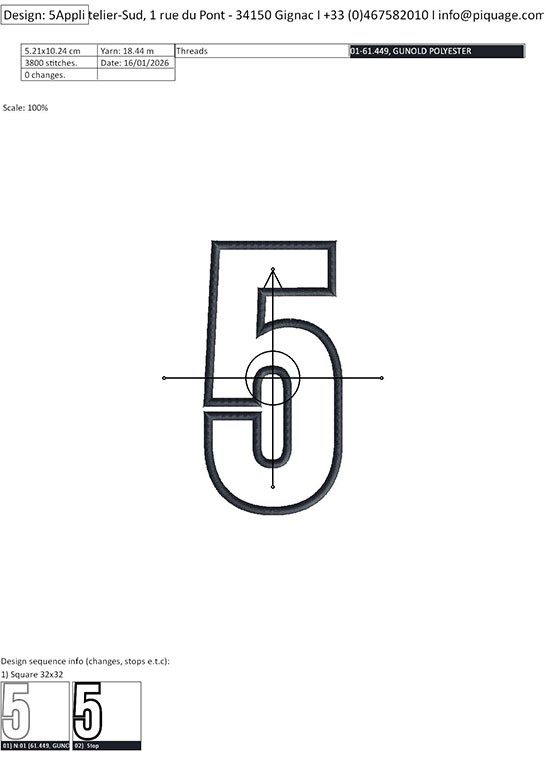 Programmes broderie 0-9 TWILLY