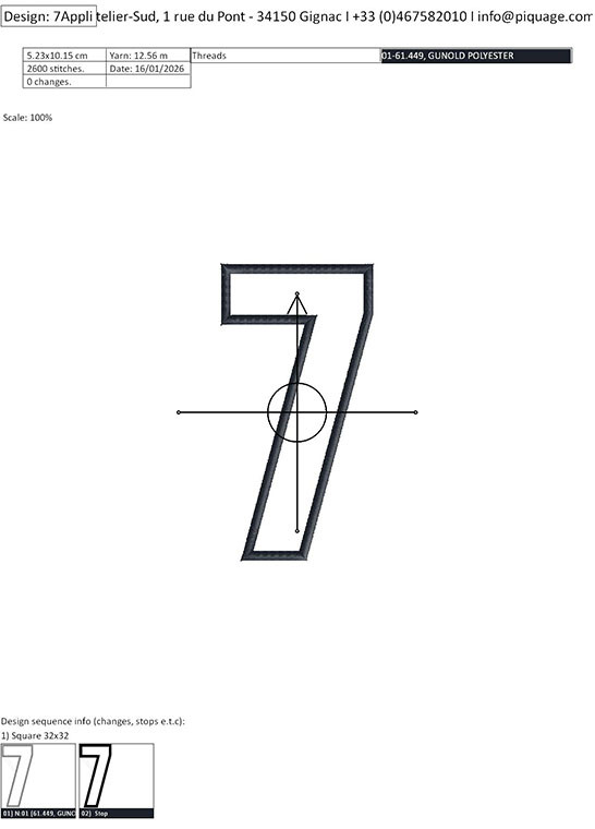 Programmes broderie 0-9 TWILLY