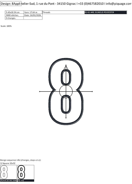 Programmes broderie 0-9 TWILLY