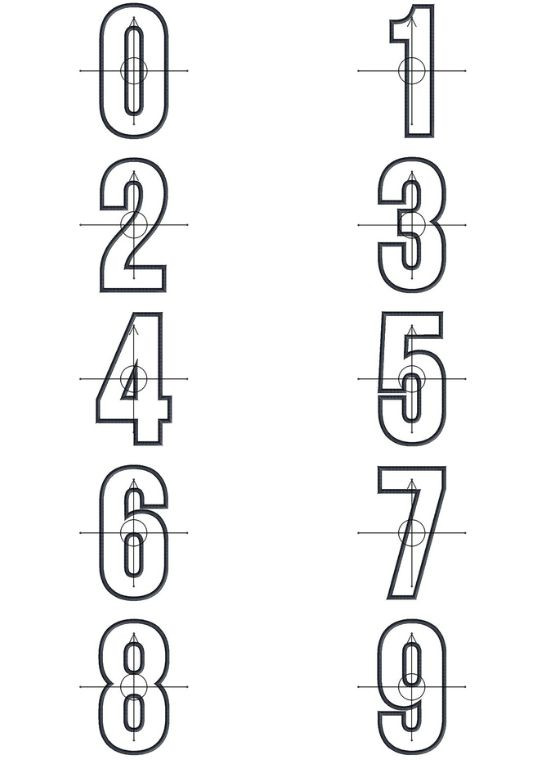 Programmes broderie 0-9 TWILLY