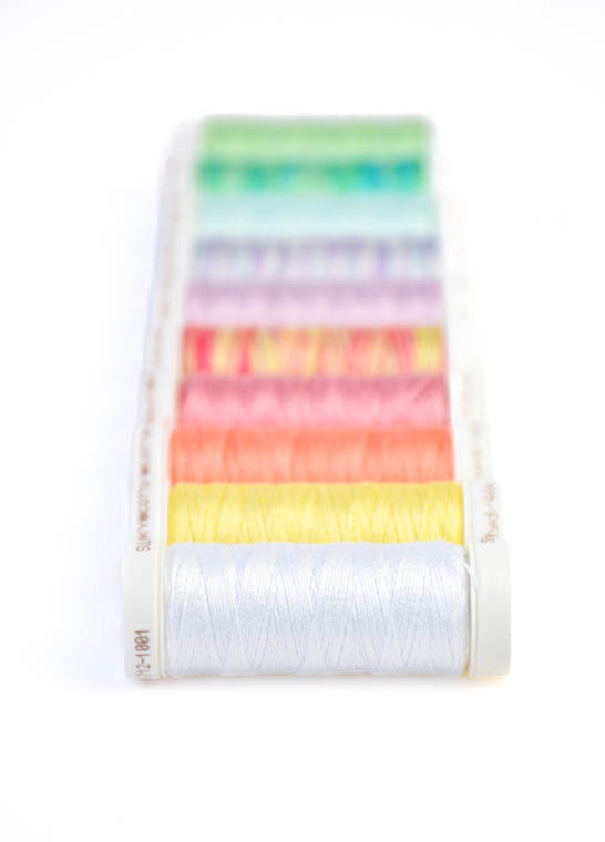 Assortiment de 10 bobines COTTON 12 Pastel SULKY by GUNOLD | Le Fil de vos Idées