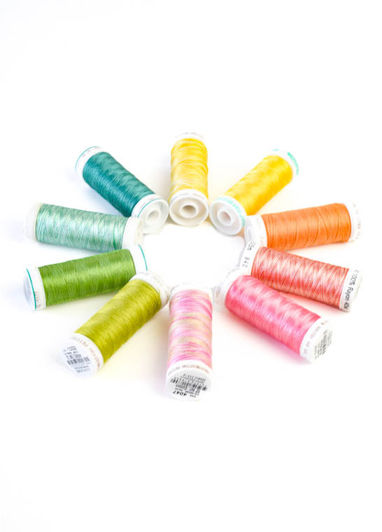Assortiment de 10 bobines Mix Printemps SULKY by GUNOLD | Le Fil de vos Idées