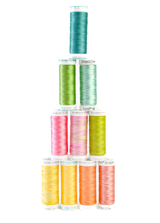 Assortiment de 10 bobines Mix Printemps SULKY by GUNOLD | Le Fil de vos Idées