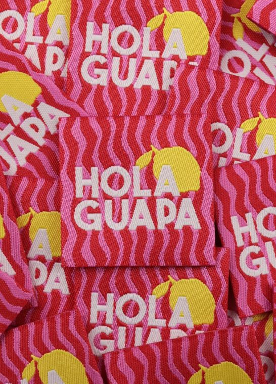 Etiquette à coudre Hola Guapa | Le Fil de vos Idées