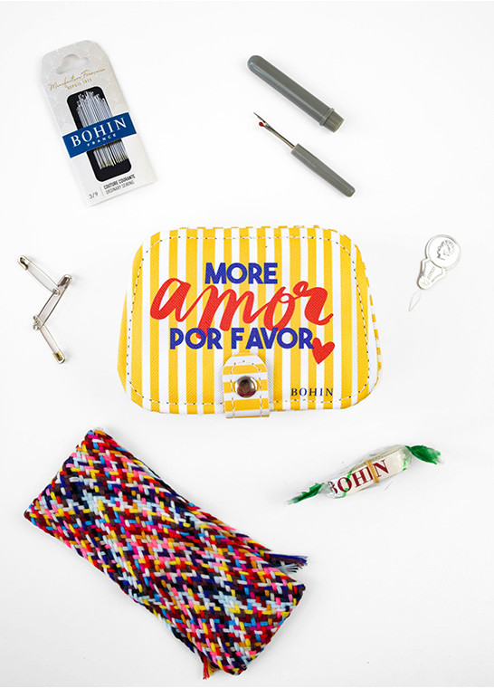 Trousse de couture Dolce Vita More amor por favor BOHIN | Le Fil de vos Idées