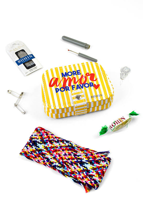 Trousse de couture Dolce Vita More amor por favor BOHIN | Le Fil de vos Idées