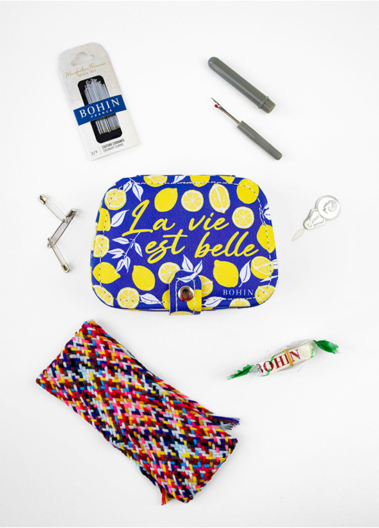 Trousse de couture Dolce Vita La vie est belle BOHIN | Le Fil de vos Idées