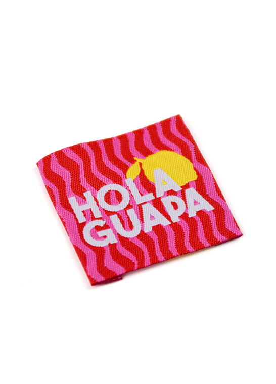 Étiquette à coudre Hola guapa BOHIN | Le Fil de vos Idées