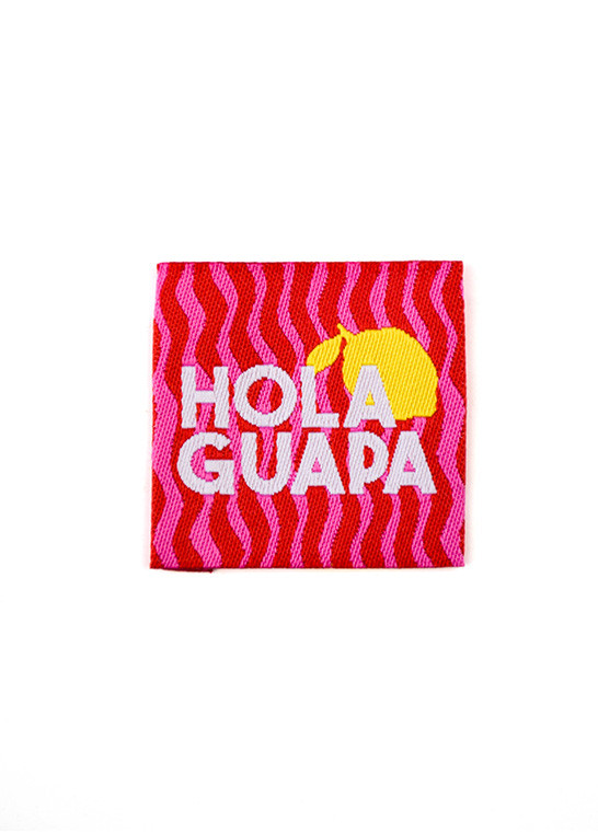 Etiquette à coudre Hola Guapa | Le Fil de vos Idées